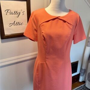 Banana Republic salmon Midi Dress for Work or play